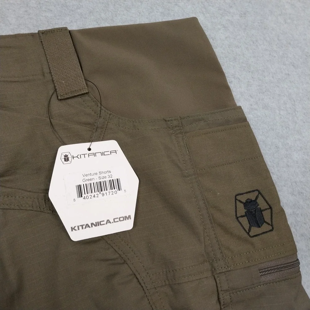 Kitanica Shorts Mens Size 32 Ranger Green Tactical Cargo Utility Hiking NEW